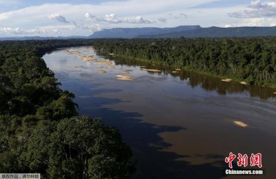 資料圖：亞馬孫雨林內(nèi)的河流。