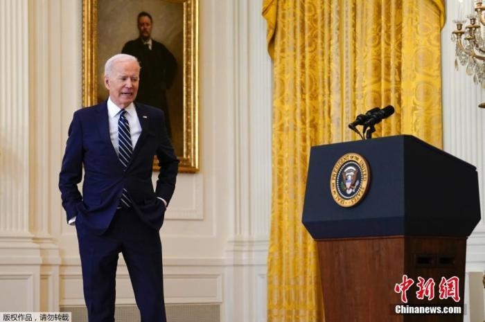 資料圖：美國(guó)總統(tǒng)拜登。