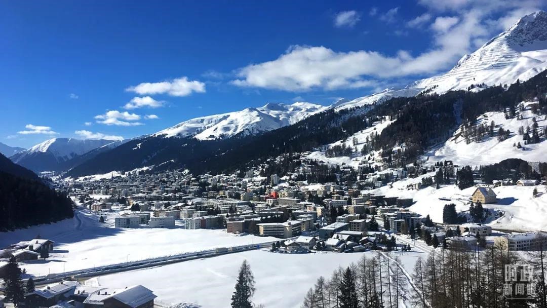 △瑞士，達(dá)沃斯小鎮(zhèn)。