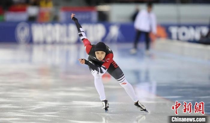 高亭宇在比賽中。圖片來源：黑龍江省體育局。