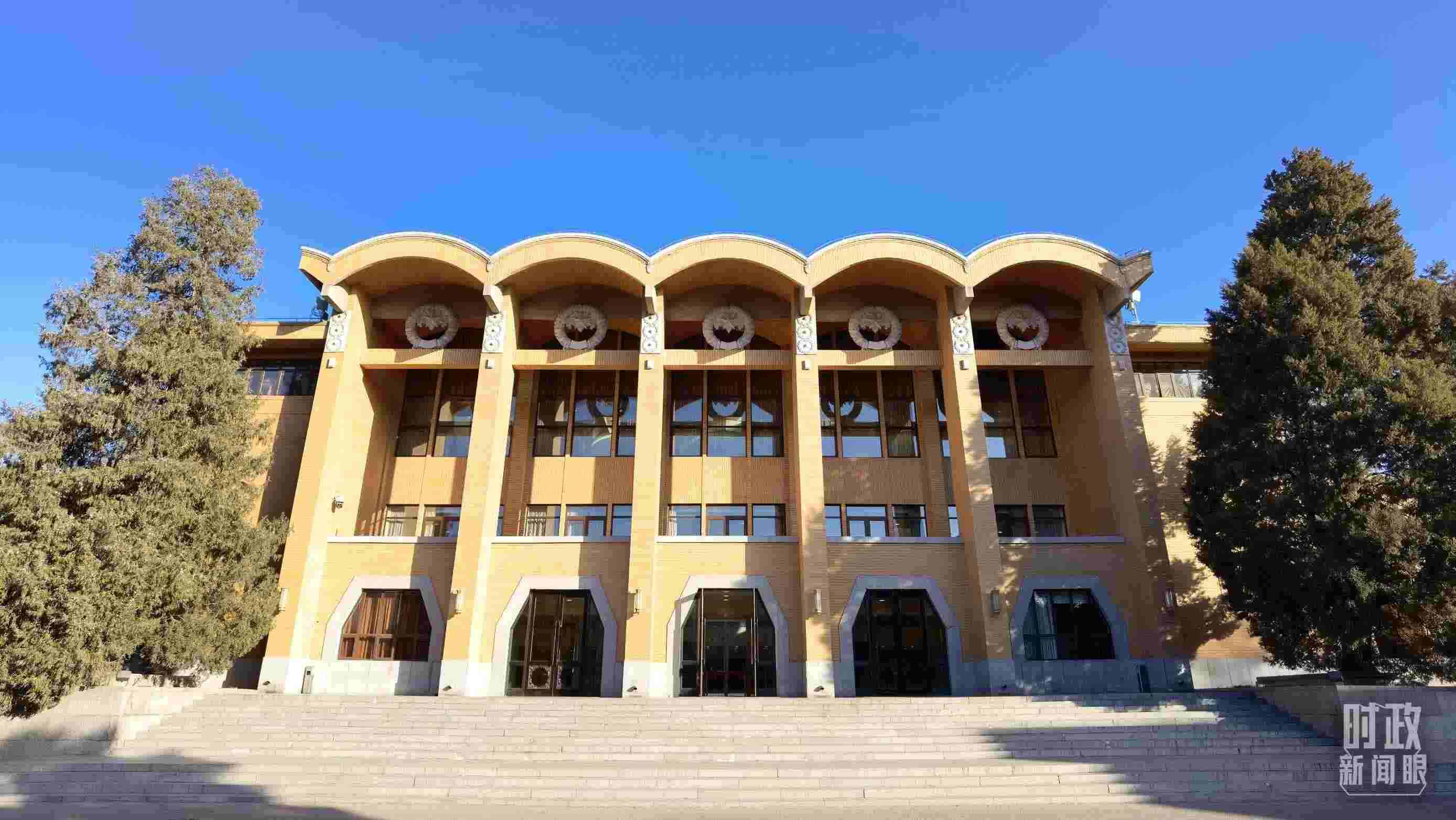 △2023年3月1日，中央黨校建校90周年慶祝大會在這里舉行。（總臺央視記者石丞拍攝）