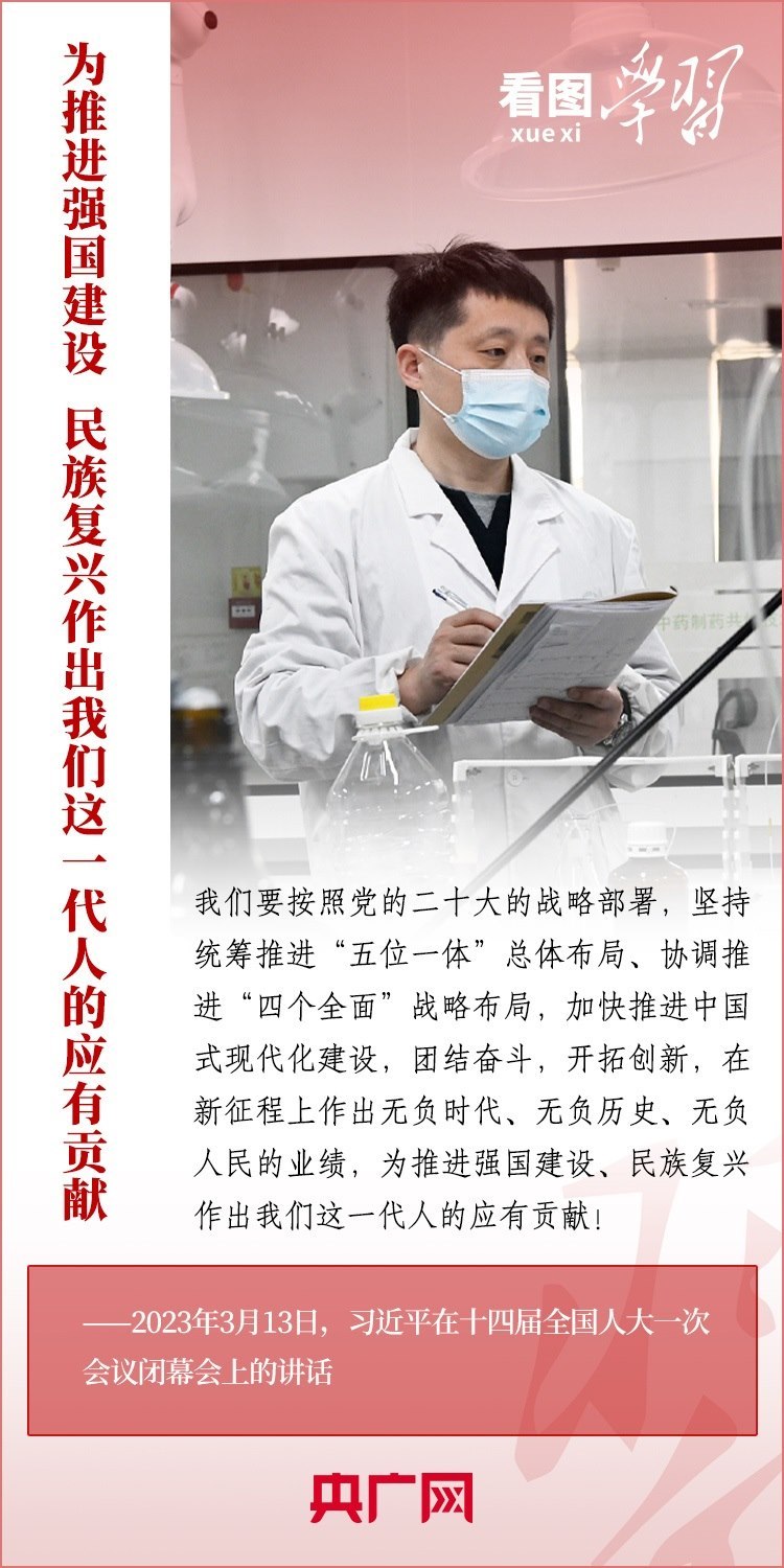 看圖學(xué)習(xí)丨為推進(jìn)強(qiáng)國建設(shè)、民族復(fù)興作出我們這一代人的應(yīng)有貢獻(xiàn)