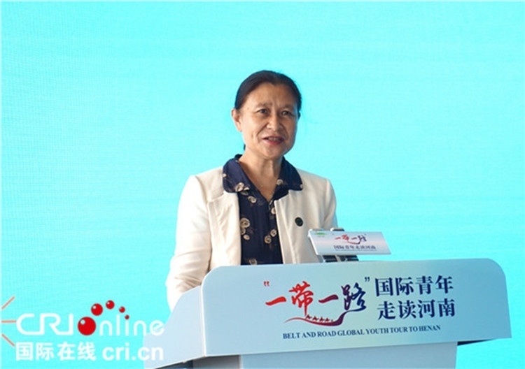 中國人民對外友好協會二級巡視員李冬梅致辭。賈親親 攝