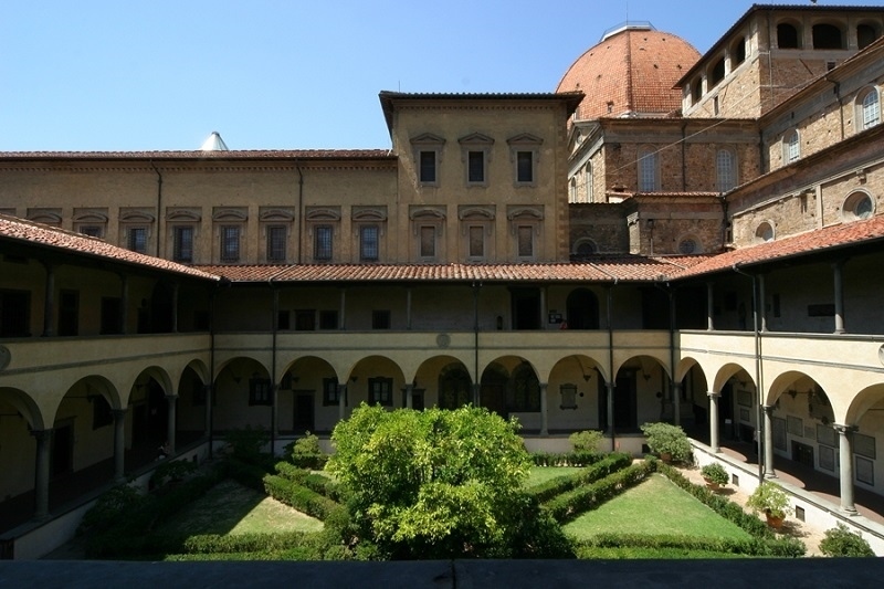 意大利美第奇洛倫佐圖書館。美第奇洛倫佐圖書館供圖