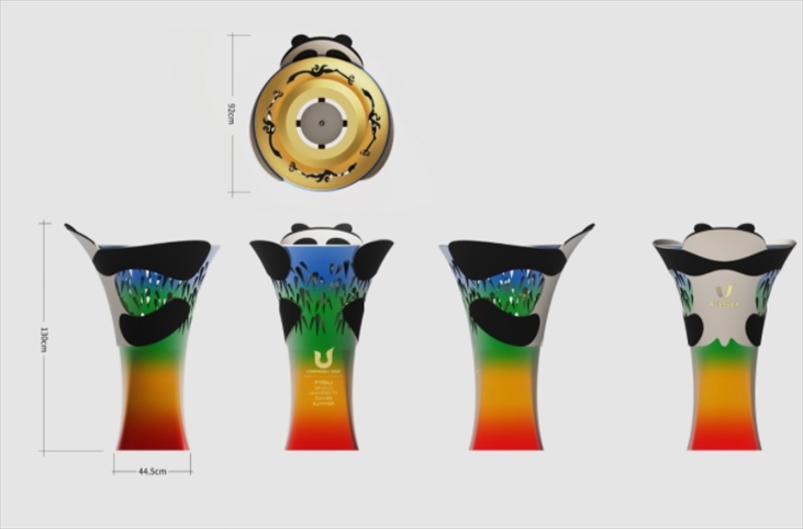 成都大運(yùn)會(huì)火種盆。圖片來(lái)源：成都大運(yùn)會(huì)官網(wǎng)