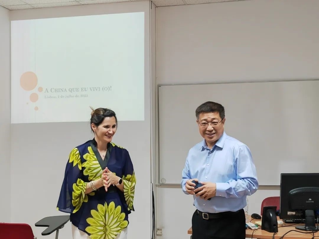 里斯本大學(xué)孔子學(xué)院組織漢語角活動(dòng)。 圖片來源：里斯本大學(xué)孔子學(xué)院公眾號