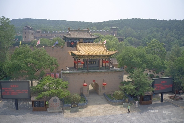 皇城相府景區(qū)（無人機(jī)照片）。人民網(wǎng)記者 王天樂攝