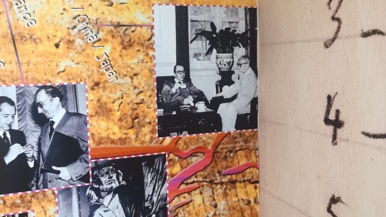 1957年，卡贊扎基斯第二次訪問(wèn)中國(guó)，期間與作家茅盾進(jìn)行交流。人民網(wǎng)記者 葛泰佚攝