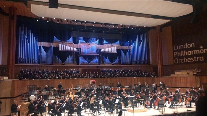 《敦煌·慈悲頌》在倫敦演出。人民網(wǎng) 余穎攝