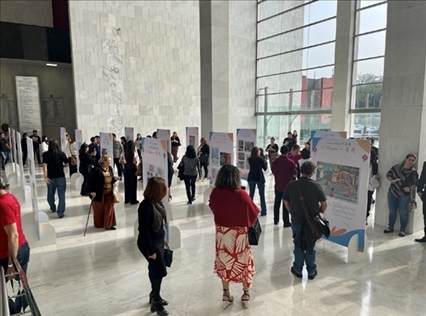 獲獎(jiǎng)作品展現(xiàn)場(chǎng)。中國駐圣保羅總領(lǐng)館供圖