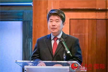 李立言致辭。人民網(wǎng) 郭錦標(biāo)攝