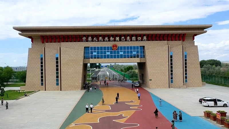 圖為塔城巴克圖口岸。塔城融媒體中心 張亭宇攝