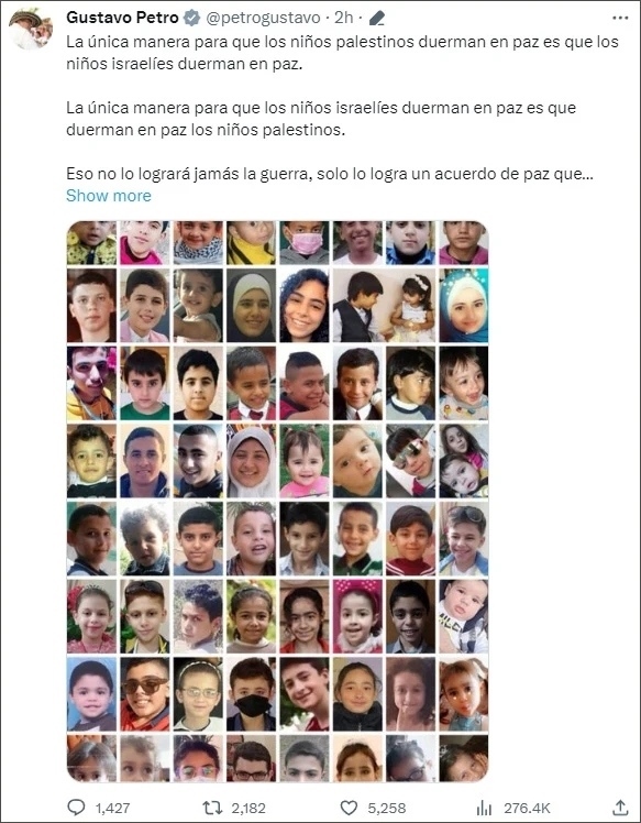 巴以爆發(fā)新沖突后，他再指西方“雙標(biāo)”