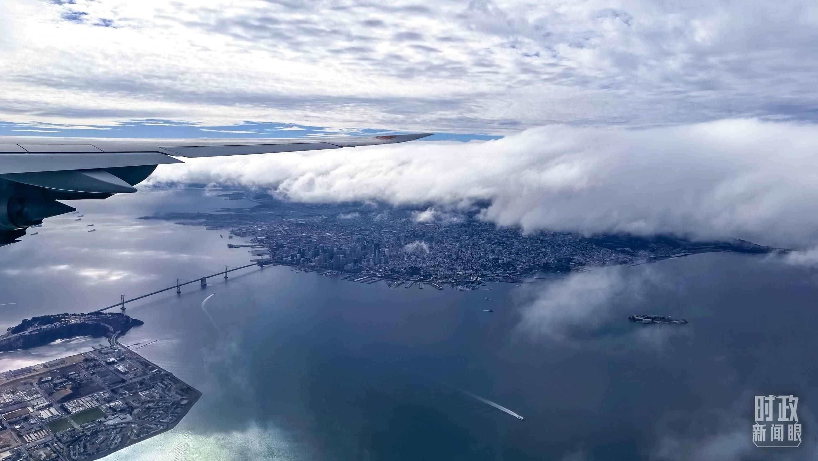 △俯瞰舊金山。（總臺央視記者馬亞陽拍攝）