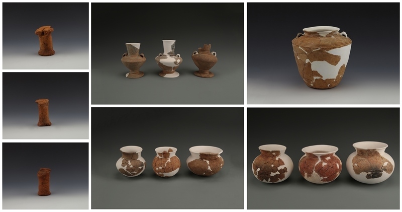 龜山遺址出土陶器。國家文物局供圖