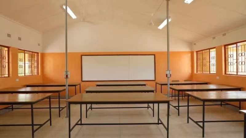 寬敞明亮的教室。主辦方供圖