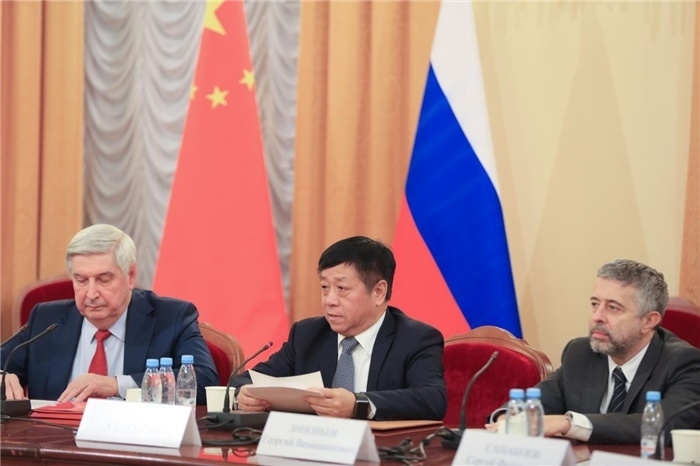 張漢暉大使致辭。駐俄羅斯使館供圖