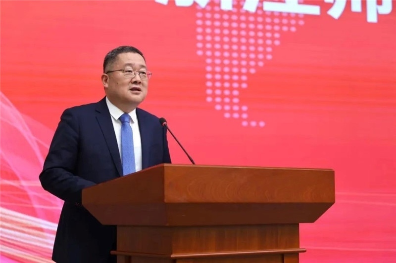 浙江師范大學黨委書記鄭孟狀致辭。主辦方供圖