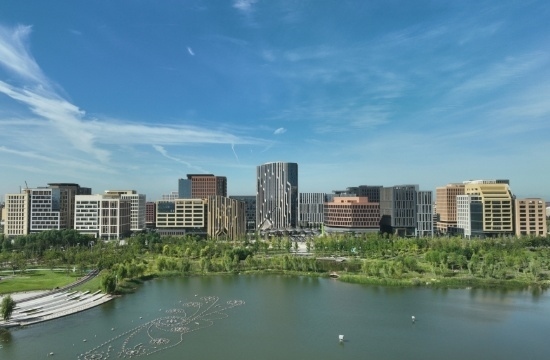 雄安新區(qū)容東片區(qū)。人民網(wǎng)記者 李兆民攝