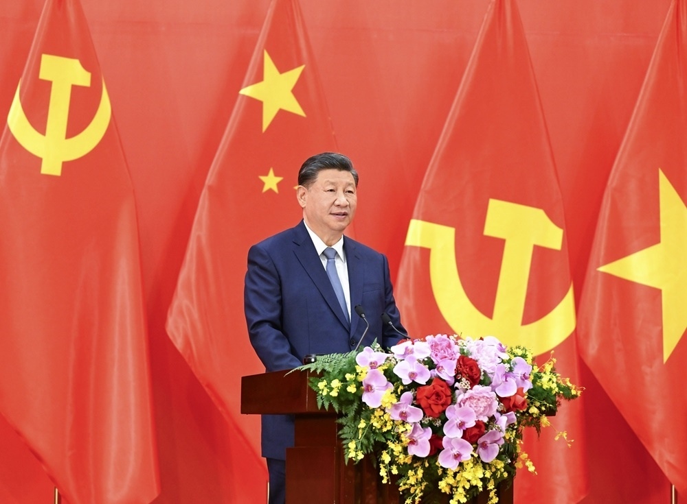 習(xí)近平總書記發(fā)表題為《賡續(xù)傳統(tǒng)友誼，開創(chuàng)中越命運(yùn)共同體建設(shè)新征程》的重要講話。