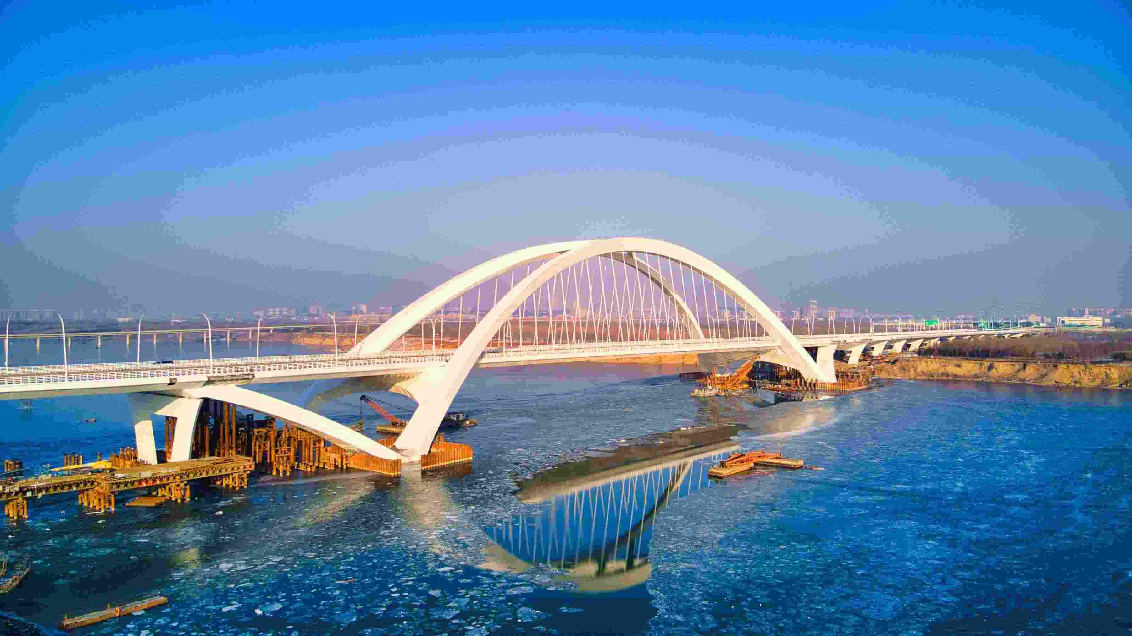 開通后的京雄大橋。受訪方供圖