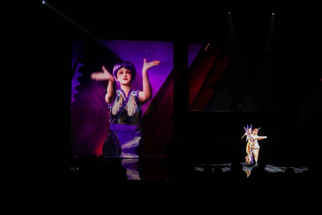 跨次元表演《新定軍山》。主辦方供圖