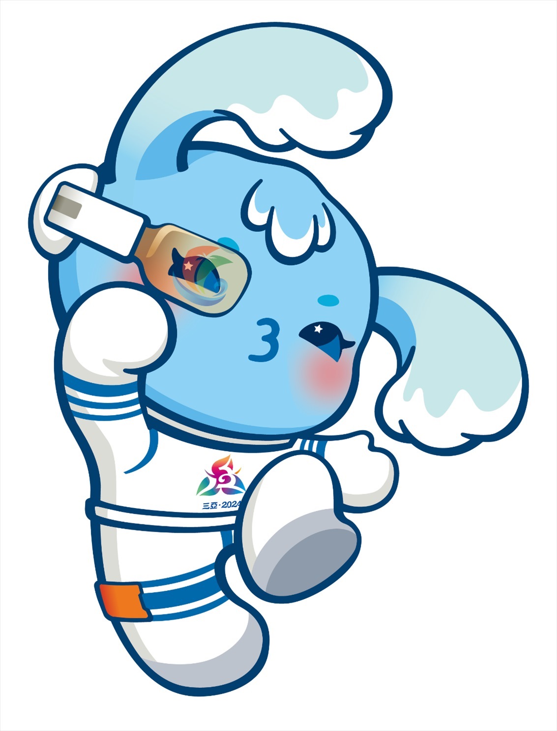 第十二屆全國少數(shù)民族傳統(tǒng)體育運(yùn)動會吉祥物“吉貝”。第十二屆全國少數(shù)民族傳統(tǒng)體育運(yùn)動會組委會供圖