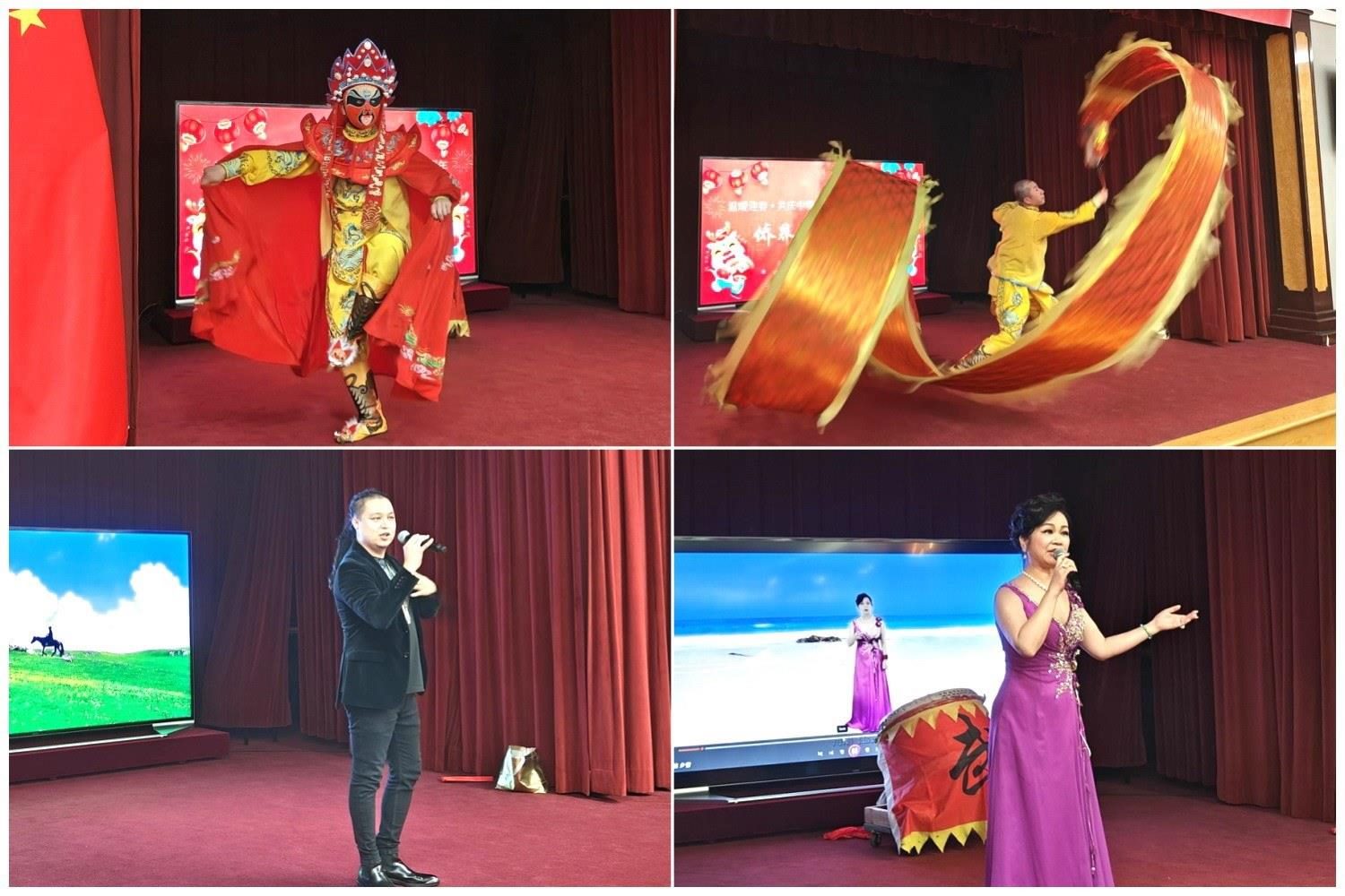 當(dāng)?shù)貎S界知名演員獻(xiàn)上精彩演出。主辦方供圖