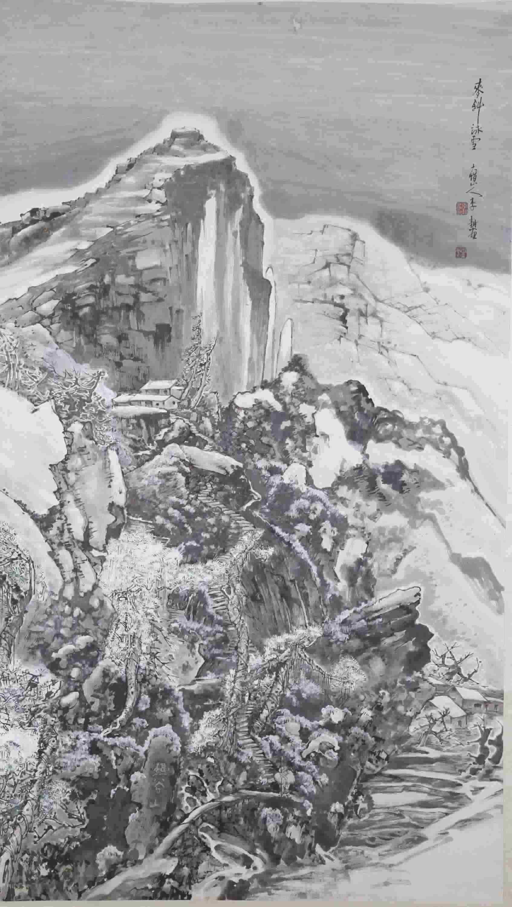 李耕畫作。(仙游縣博物館供圖)