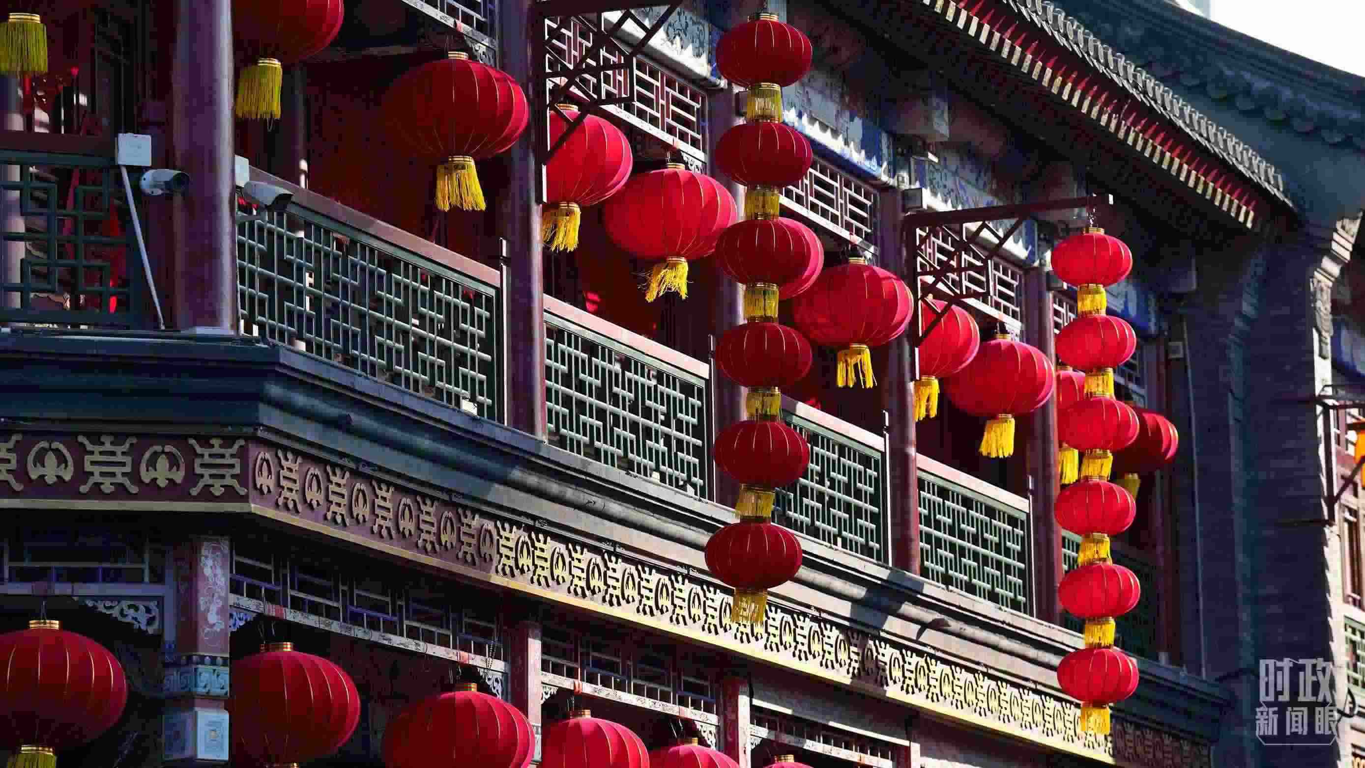 △天津古文化街。（總臺國廣記者李晉拍攝）