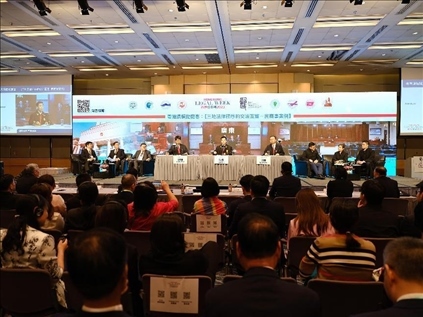 2023香港法律周，粵港澳三地聯(lián)合模擬庭審民商事案例，交流互鑒法律程序等問題。
