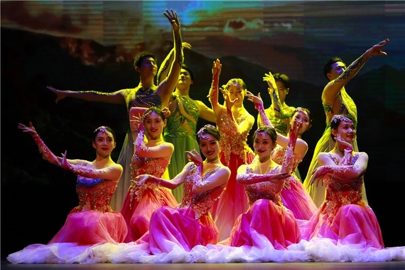 2024年“四海同春”慰僑訪演團亞太團新西蘭惠靈頓演出現(xiàn)場。圖片由陸欣讌、孟韜、葉勇提供