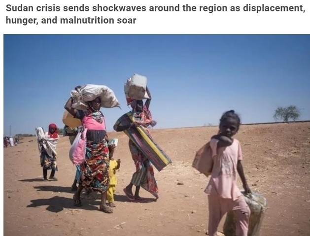 糧食危機(jī)、營養(yǎng)不良、霍亂 蘇丹人道主義危機(jī)嚴(yán)重