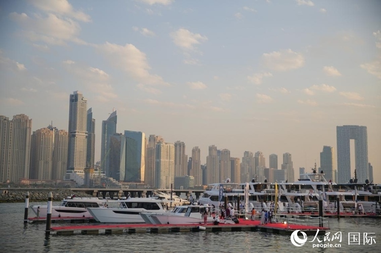 游艇展場景。人民網(wǎng) 塔里克·易卜拉欣攝