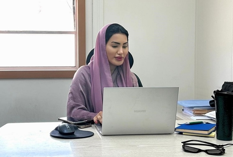 卡爾圖姆在工作中。中石化南京工程中東公司供圖