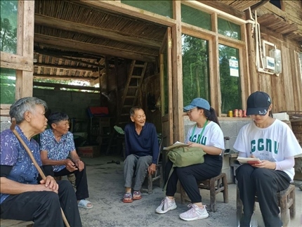 △ 2022年7月，華中師范大學(xué)生命科學(xué)學(xué)院鄉(xiāng)村振興之旅暑期實(shí)踐隊(duì)赴湖北省恩施市宣恩縣長(zhǎng)潭河侗族鄉(xiāng)開展“生態(tài)文明助力鄉(xiāng)村振興”暑期社會(huì)實(shí)踐活動(dòng)。