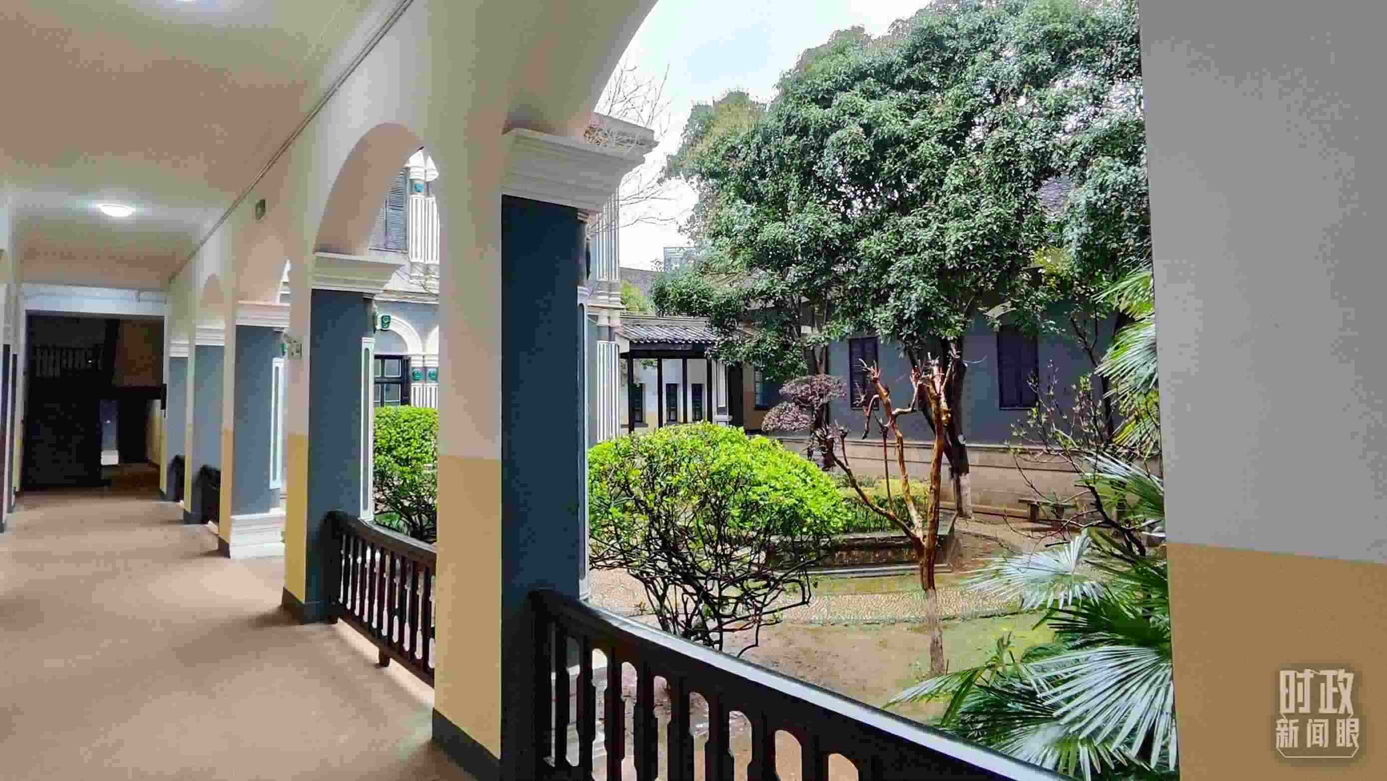 △湖南第一師范學(xué)院（城南書院校區(qū)）。（總臺(tái)央視記者覃思、郭曉龍拍攝）