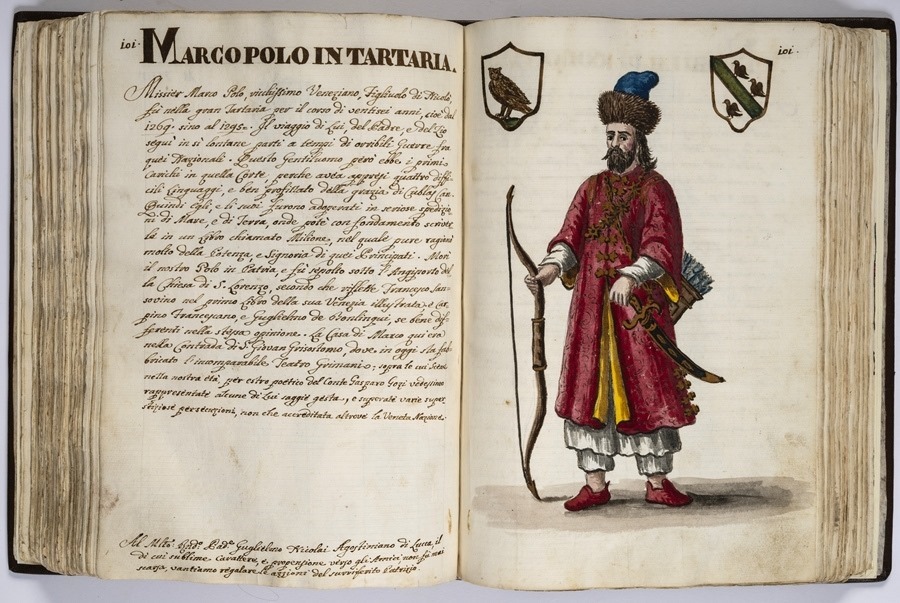 “馬可·波羅的世界”展覽的部分展品。威尼斯市立博物館基金會(huì)供圖