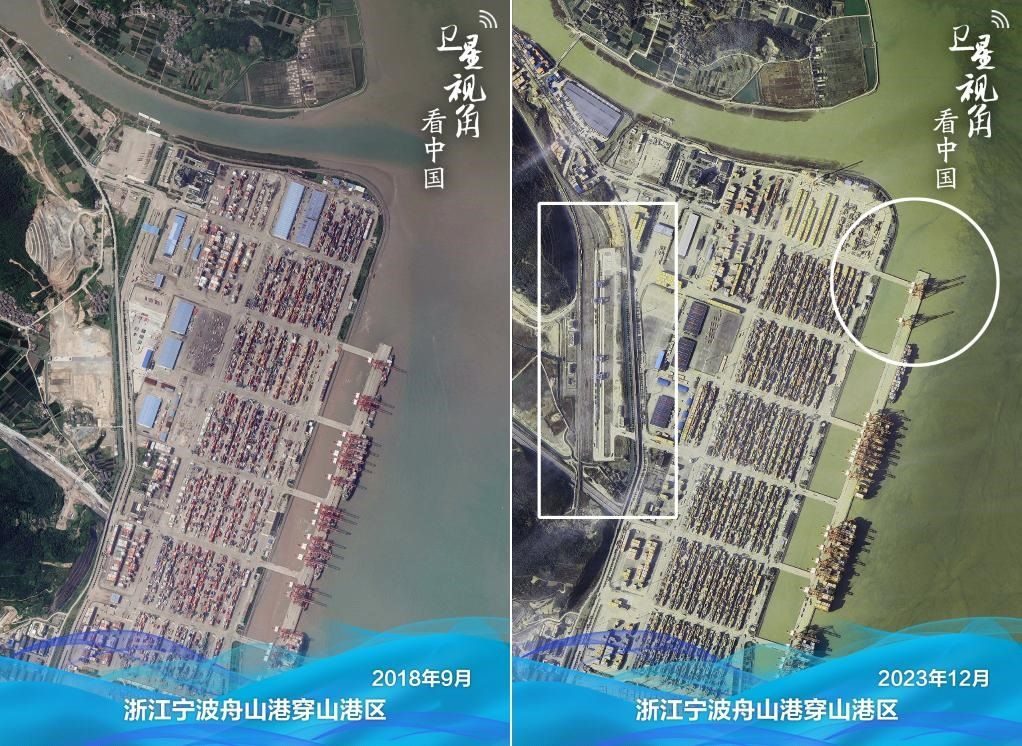 浙江寧波舟山港穿山港區(qū)新建1個泊位及鐵路穿山港站。