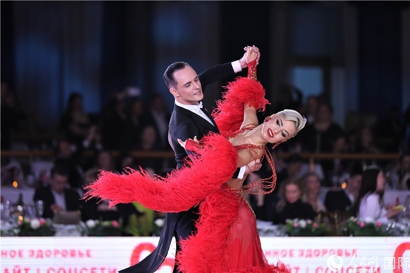 第五屆“克里姆林宮杯”國(guó)標(biāo)舞錦標(biāo)賽現(xiàn)場(chǎng)。于子恒攝