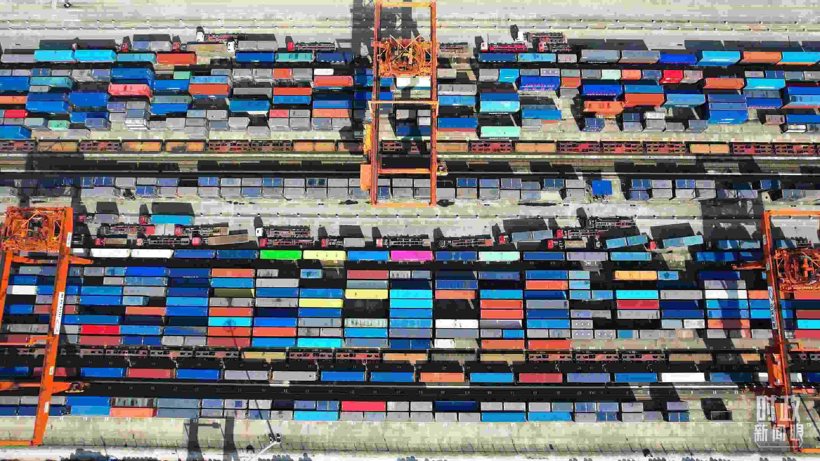 △重慶國際物流樞紐園區(qū)。（總臺記者楊洋拍攝）