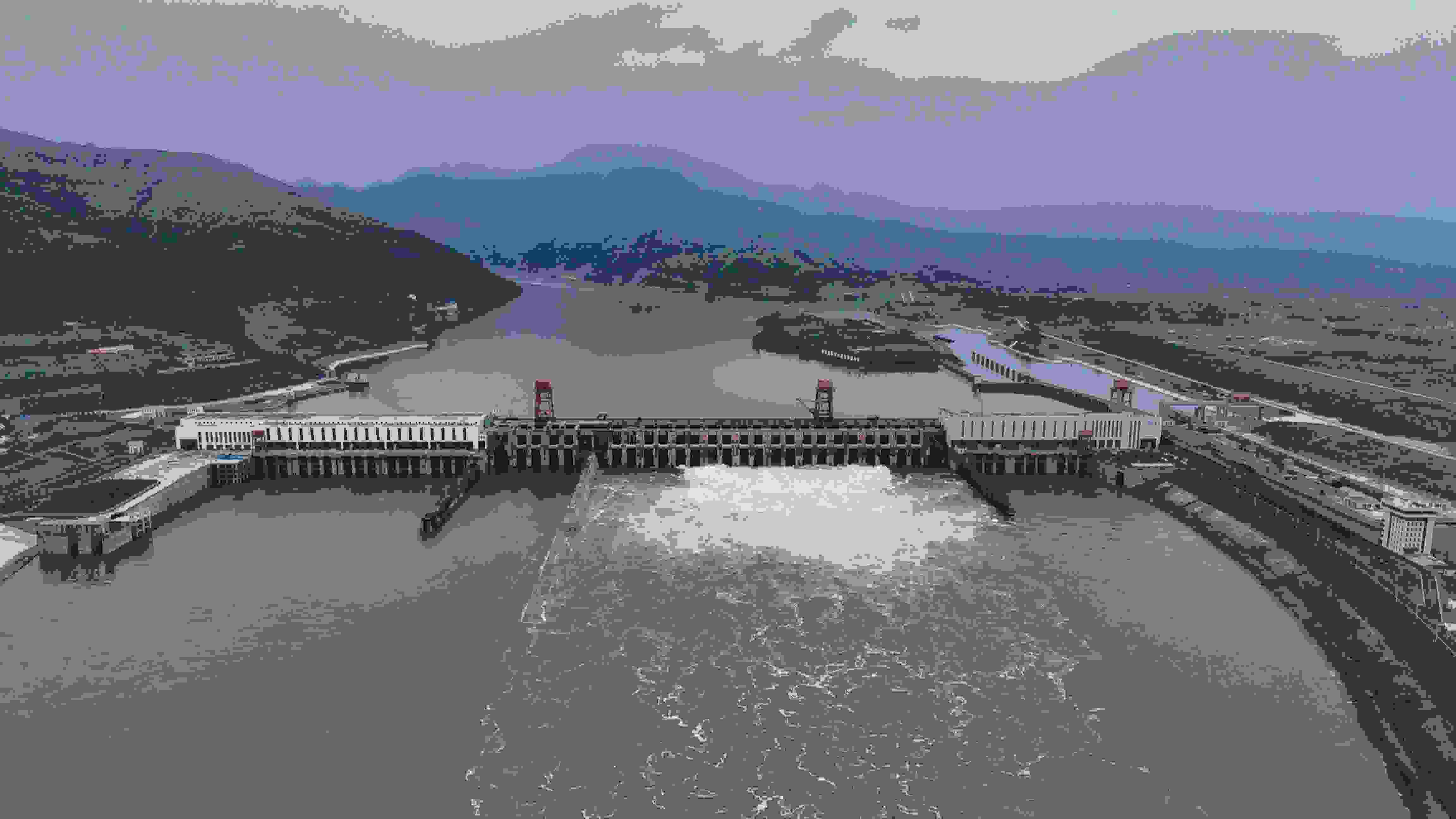 大藤峽水利樞紐精準調(diào)度保障防洪安全。受訪者供圖