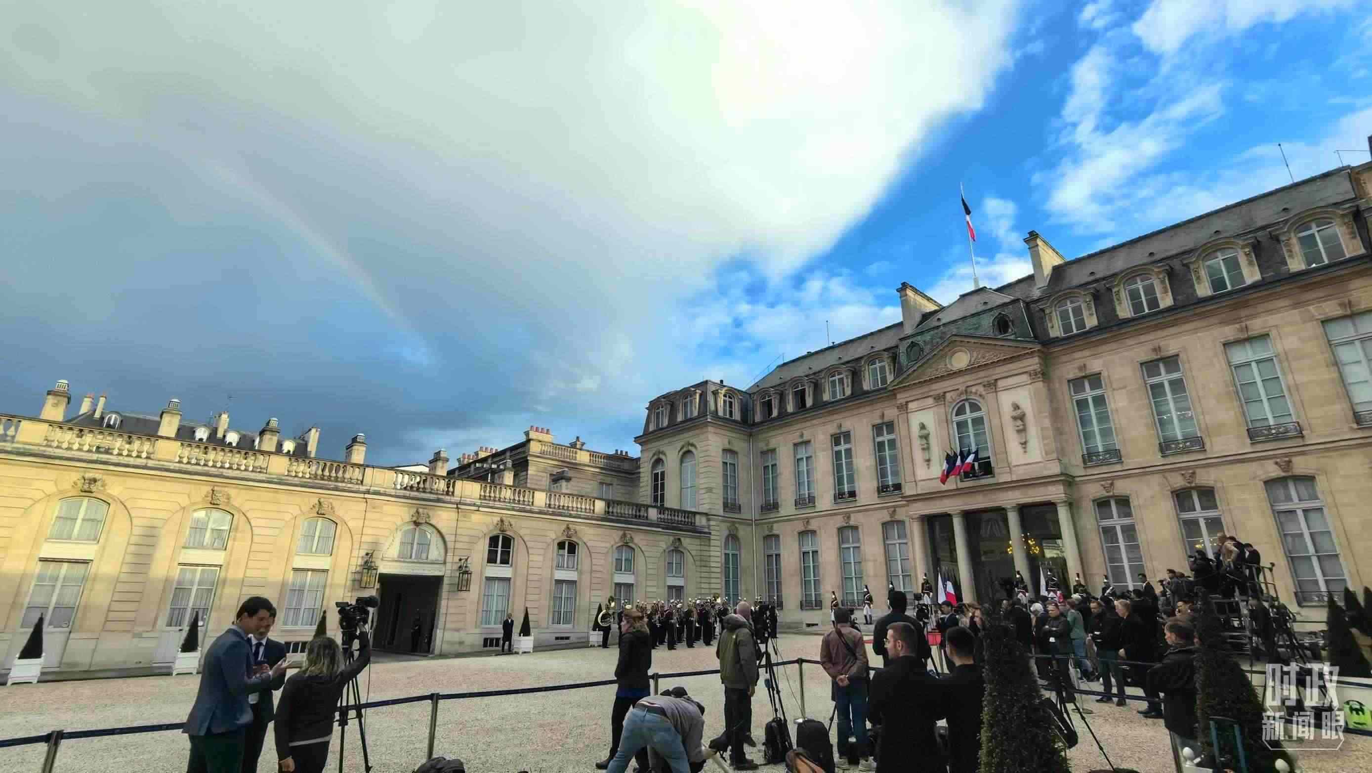 △愛麗舍宮。（總臺(tái)央視記者馬超拍攝）