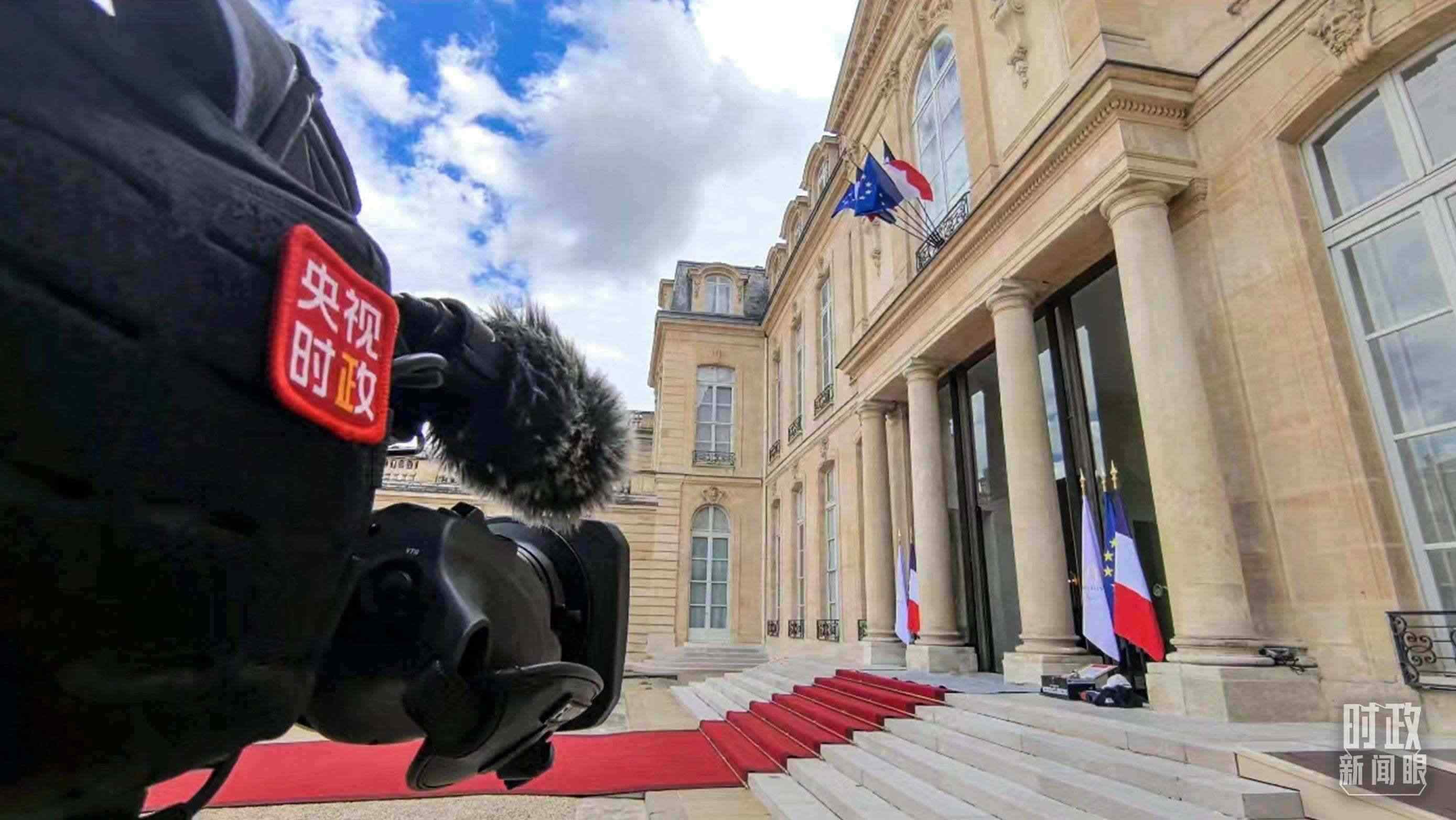 △愛麗舍宮。（總臺(tái)央視記者陸泓宇拍攝）