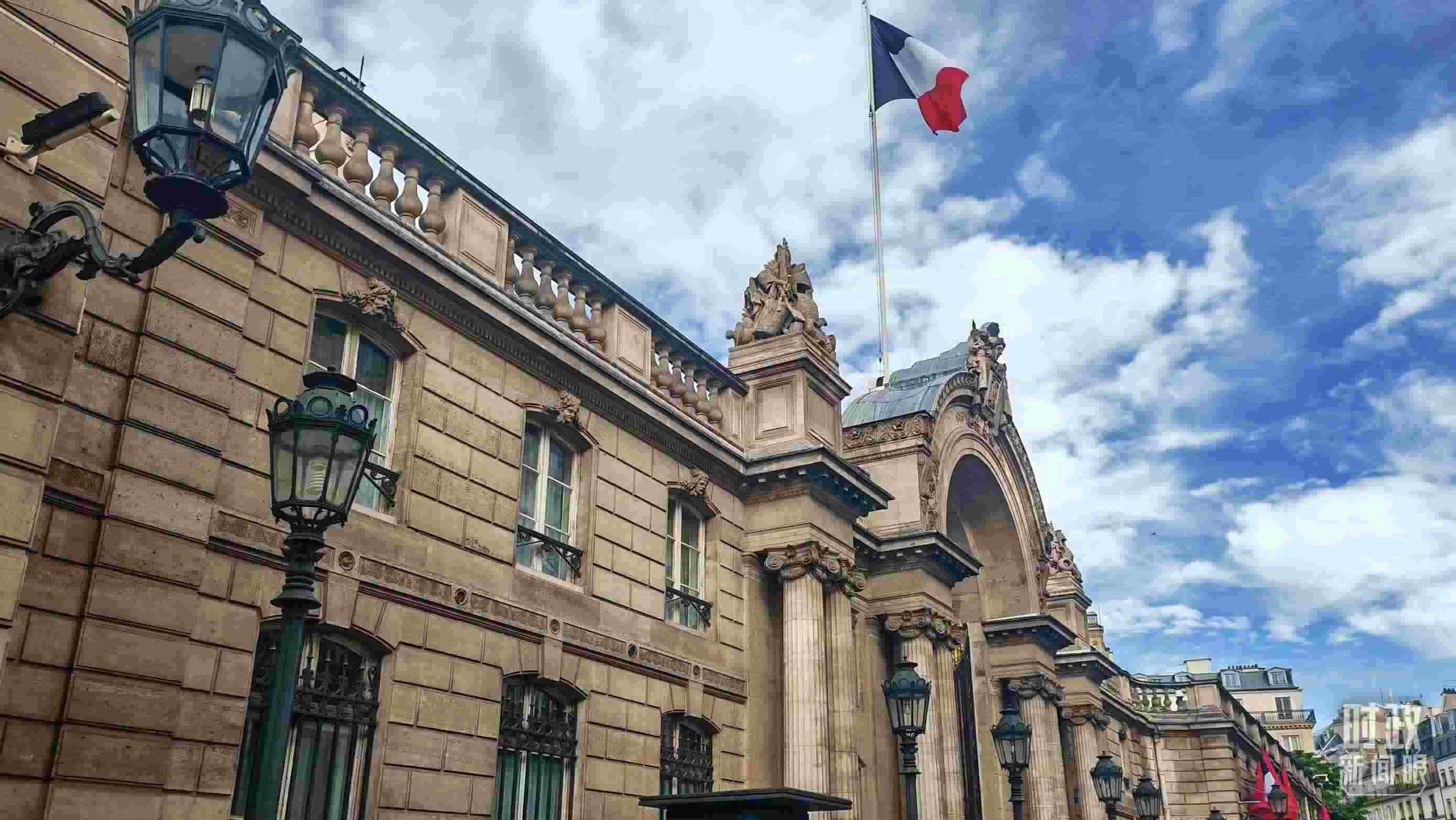 △愛麗舍宮。（總臺(tái)央視記者劉琦拍攝）