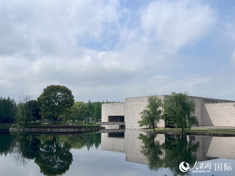 良渚博物院外觀。人民網(wǎng)記者 崔越攝