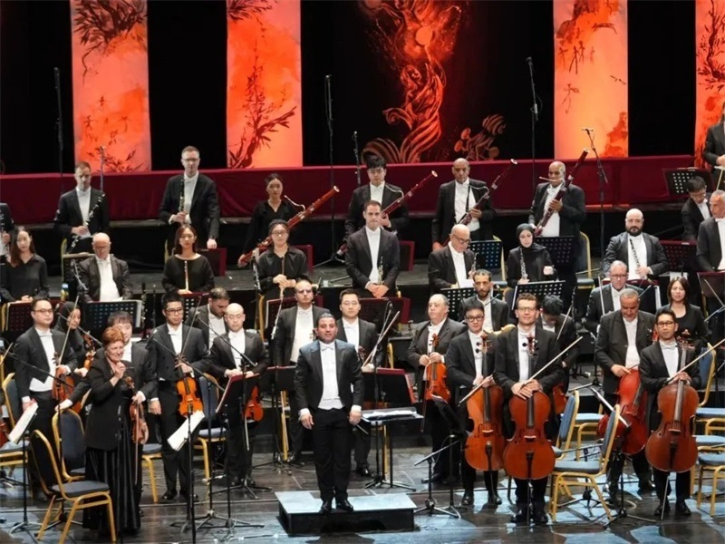 阿爾及爾歌劇院交響樂團演出活動現(xiàn)場。蘇州交響樂團供圖