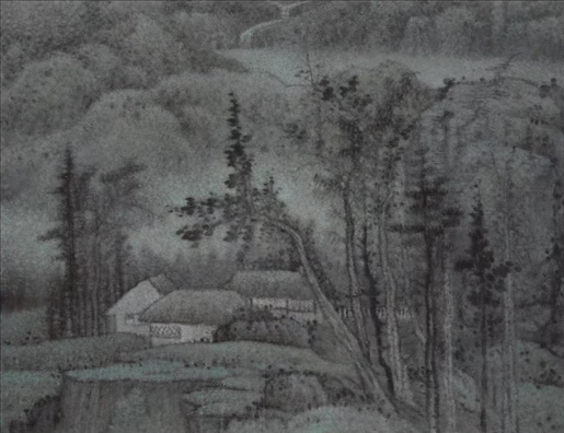 王秦生畫作《晨寂》。主辦方供圖