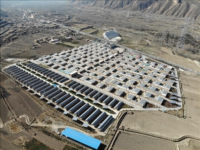 這是2020年11月6日拍攝的班彥新村全貌（無(wú)人機(jī)照片）。新華社記者 戴天放 攝