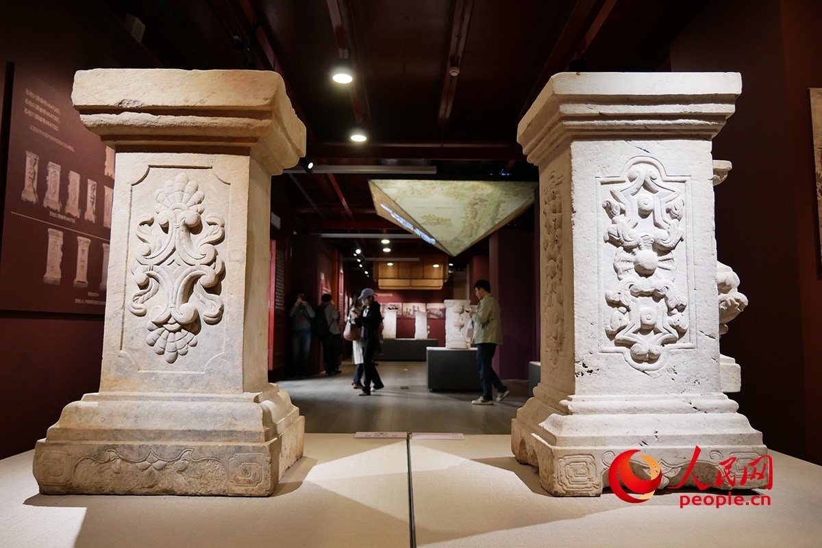 2023年回歸圓明園的石柱。人民網(wǎng)記者 韋衍行攝